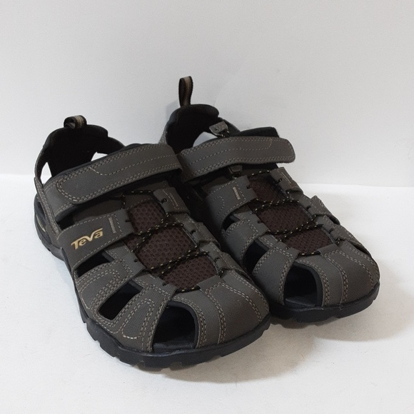 Teva Forebay Fisherman Sandal gray size 8 outdoor hiking casual vacation camp main image 11